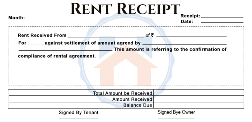 Rent Receipt With Revenue Stamp PDF 1