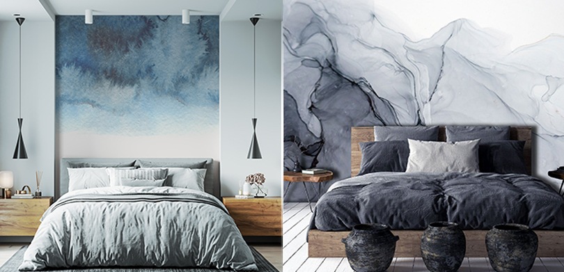 Smoky Layered Modern Texture Paint Designs