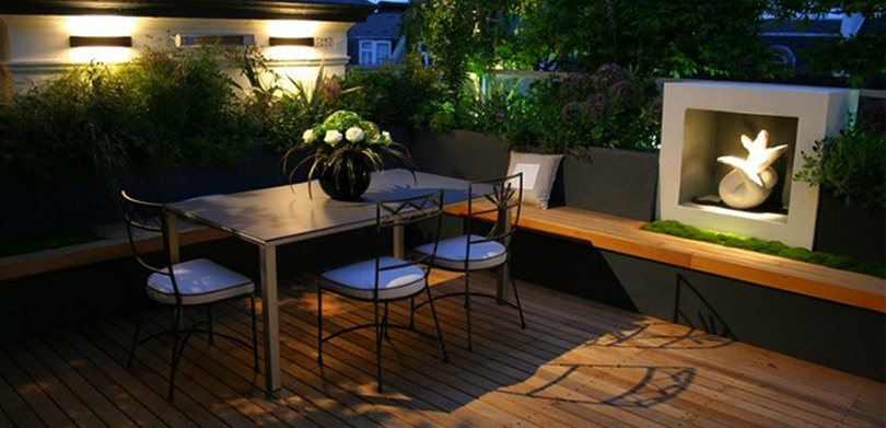 The simple low-cost rooftop decoration