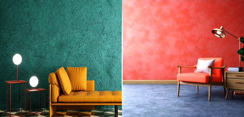 Trendy Pastel Shaded Modern Texture Paint Design